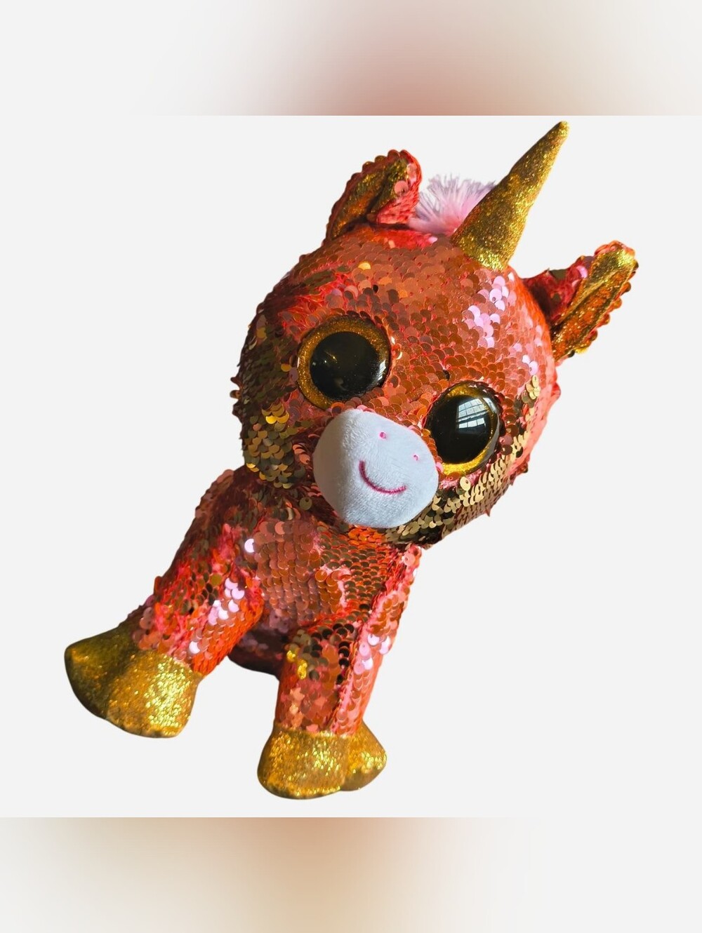 2019 10" TY Flippable Sequined Beanie Baby "Sunset"